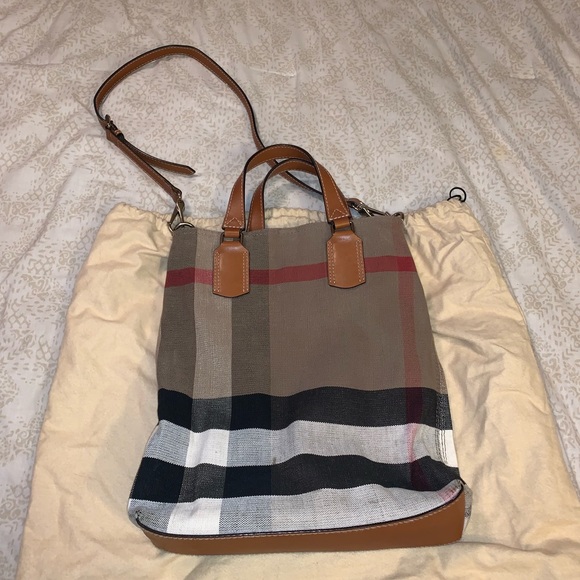 Tottenham Check Canvas Burberry tote bag - Picture 2 of 14
